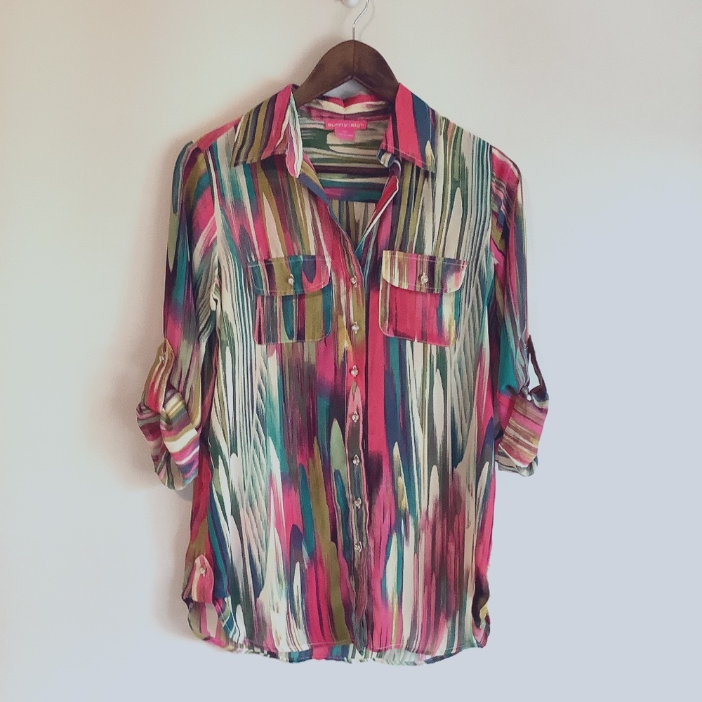Sunny Leigh  button up blouse